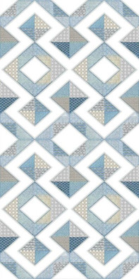 Декор Дижон Бирюзовый 20х40 Belleza глянцевый керамический 04-01-1-08-05-71-2320-0