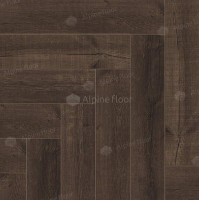 Кварцвиниловая плитка Alpine Floor ECO 16-22 Дуб Альферац Parqet LVT 43 класс 590х118х2.5 мм (ламинат)
