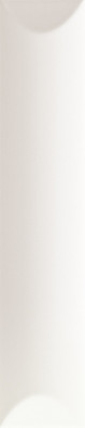 Настенная плитка Up Cuscino White Glossy 5x25 La Fabbrica глянцевая керамическая 192111