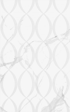 Настенная плитка Scales Белый 25х40 матовая керамическая