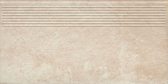 Ступень фронтальная Scandiano Beige Простая Структурная 30х60 матовая