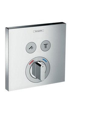 Термостатический смеситель Hansgrohe ShowerSelect для душа (внешняя часть)