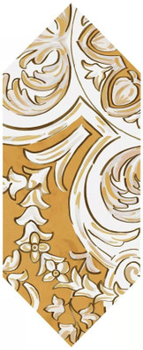 Декор HGD\B514\35000 Алмаш 3 Желтый Глянцевый 14х34 Kerama Marazzi керамический