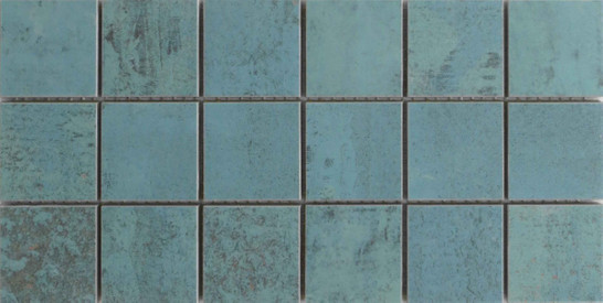Мозаика Mk.MetallicGreenNatural1530_10mm керамогранит 15х30 см матовая, зеленый