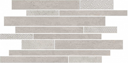 Декор SBM009/SG4583 Ламелла Серый Светлый Мозаичный 25x50.2 Kerama Marazzi керамогранит матовый фото Декор SBM009/SG4583 Ламелла Серый Светлый Мозаичный 25x50.2 Kerama Marazzi керамогранит матовый