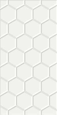 Настенная плитка Edelweiss Hexagon White WT36EDW15 30х60 New Trend глянцевая керамическая