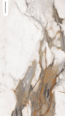 Керамогранит Calacatta Supreme Honed 3200x1600x12 TechGres Stone and Marble лаппатированный (полуполированный) универсальная плитка