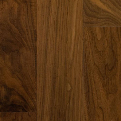 Инженерная доска НM flooring Орех американский селект Walnut лак 1-полосная