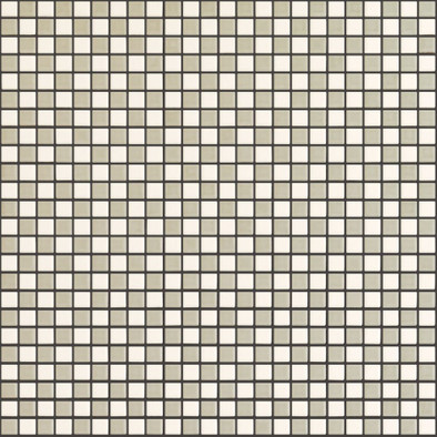 Мозаика Dama001 керамика 30х30 см Appiani Texture матовая чип 12х12 мм, бежевый, белый