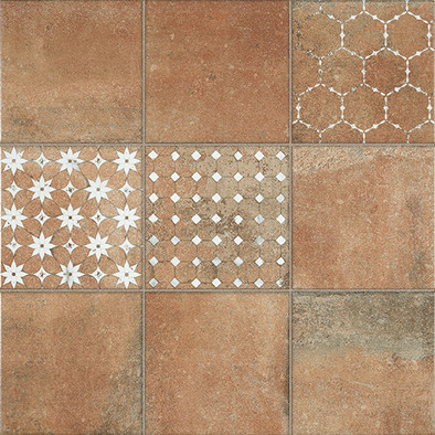 Керамогранит Kube Quinta Cotto-Carrara 45x45 La Platera матовый универсальная плитка 81058