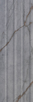Настенная плитка Имола 868 Рельеф Полосы 32.5х100 Eurotile Ceramica матовая, рельефная (структурированная) керамическая