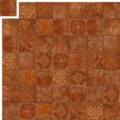 Декор Dec.Mix Pomposa Siena 20x20 Isla Tiles керамогранит матовый 1006829