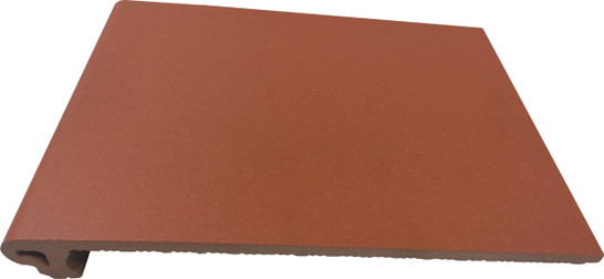 Ступень фронтальная Klinker Gradino Mattone 26x35 клинкер антискользящая (grip), матовая Domus Linea Monoplatten DGKKMA