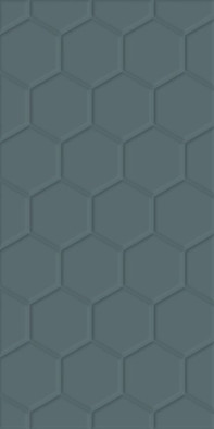 Настенная плитка Edelweiss Hexagon Blue WT36EDW23 30х60 New Trend глянцевая керамическая