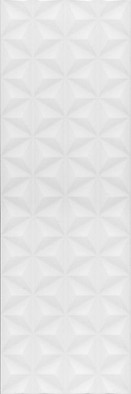 Настенная плитка 12119R Диагональ Белый структура обрезной 25х75 Kerama Marazzi матовая, керамическая