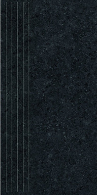 Ступень фронтальная Zimba Black Str 59,8x29,6x0,8 керамогранит матовая, структурированная Tubadzin 5900199240810