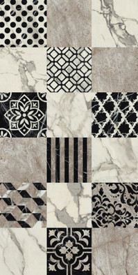 Декор Empire Cementine Dark Rett 60x120 Lapp/Эмпаир Чементине Дарк Рет 60x120 Лап лаппатированный керамогранит