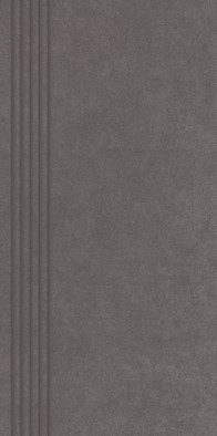 Ступень фронтальная Intero Grafit Stopnica Prosta Nacinana Mat. 29,8x59,8 керамогранит матовая 5900144091962