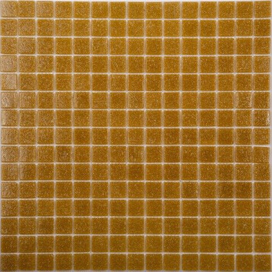 Мозаика AE04 Светло-коричневый (бумага) стекло 32.7х32.7 см глянцевая чип 20х20 мм