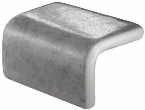 Мозаика Ezarri Corner 60 - A Safe стекло 3х5х2.5 см матовая, антислип чип 50х50 мм, серый