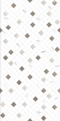 Настенная плитка GT125VG Siluet GT Белый Мозаика 25х50 Global Tile глянцевая керамическая