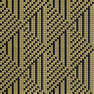 Мозаика Marl002 керамика 30х30 см Appiani Allure матовая чип 12х12 мм, бежевый, черный