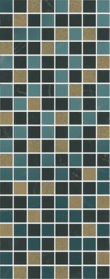 Декор MM7204A Алькала Микс Мозаичный 20x50 Kerama Marazzi глянцевый керамический