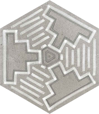 Керамогранит Hexagono Igneus Cemento