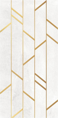 Декор Вставка Бордо D1 Люкс 25х50 Axima матовая керамический