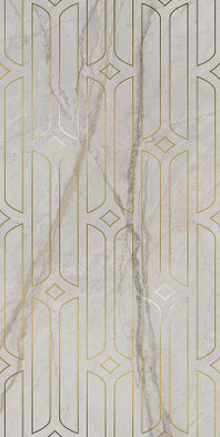 Декор KMD3STA029BR Ифран Серый Светлый глянцевый обрезной 60x119,5x0,9 Kerama Marazzi керамический