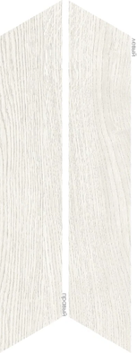 Керамогранит Elegance White Chev 8х40 (лев+прав) Bestile матовый напольная плитка 78800741