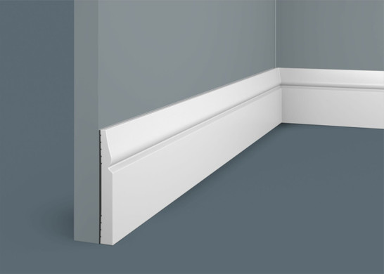 Плинтус Cosca PX031, 82х11, 2000мм, Экополимер/18