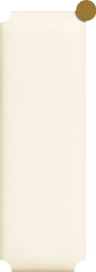Декор Sophisticated Brick White 7.8х23.7 Tubadzin матовая керамический 5903238059794