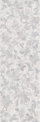 Настенная плитка Emigres Microcemento Floral Blanco 30x90, матовая керамическая