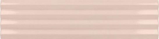 Настенная плитка Praia Pink Stony Glossy Equipe 5x20 глянцевая, рельефная (структурированная) керамическая 28478