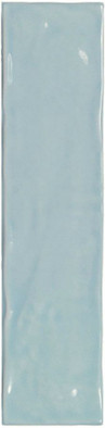 Настенная плитка Music Azul 7.5x30 глянцевая, рельефная (структурированная) керамическая