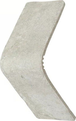 Декор Monopole Esquina Jerica Ceniza 13,1x15,5, матовый керамогранит