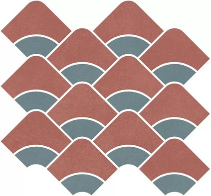 Декор KMD2HID012BR Таделакт Наборный Красный, Зелёный матовый обрезной 30x28x0,9 Kerama Marazzi керамический фото Декор KMD2HID012BR Таделакт Наборный Красный, Зелёный матовый обрезной 30x28x0,9 Kerama Marazzi керамический