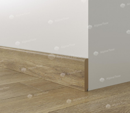 Alpine Floor плинтус SK 13-10 Макадамия 80х12.5х2200 ламинированный spc
