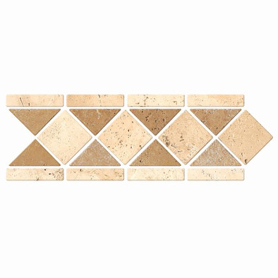 Декор Provance 10x30,5, незаполненный травертин фото Декор Provance 10x30,5, незаполненный травертин