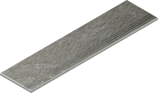 Ступень угловая Magma Fog Gradino Round Grip 30x120 Sx керамогранит структурированная Italon x2 620040000249