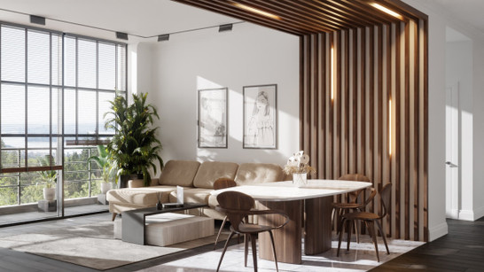 Брус декоративный МДФ Ликорн Орех американский БД-1.70 2800х70х40 мм