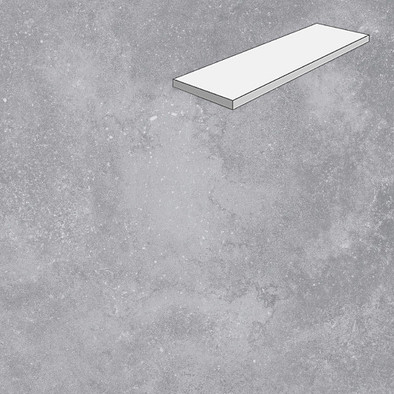 Ступень угловая лофт Blue 33х60 керамогранит матовая Lifebrick Limestone