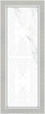 Декор Berlin Décor Negro 28x70 глянцевый керамический