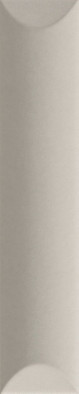 Настенная плитка Cuscino Grey Matte 5x25 La Fabbrica Up матовая керамическая 192103