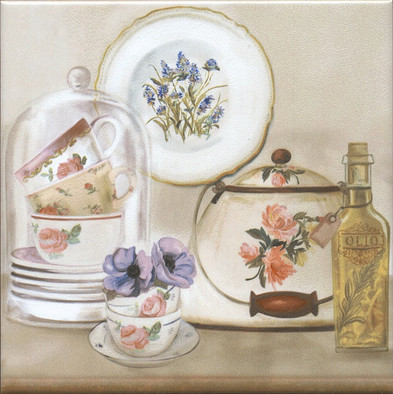 Декор HGD/A243/17000 Пикарди Кухня 15x15 Kerama Marazzi матовый керамический