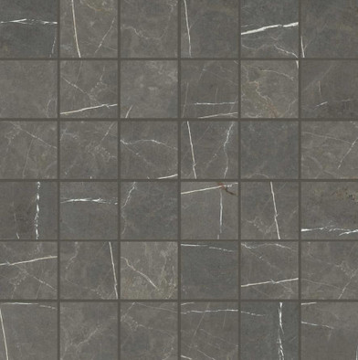 Мозаика Amani Bronze Matte Mosaico (756683) керамогранит 30х30 см Casa Dolce Casa Stones and More 2.0 матовая чип 50х50 мм, bronze-бронза, коричневый, серый