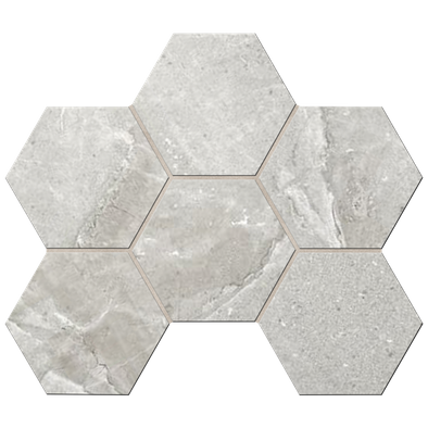 Мозаика Ametis Estima Kailas KA01 Hexagon 25x28.5 непол. (10 мм)