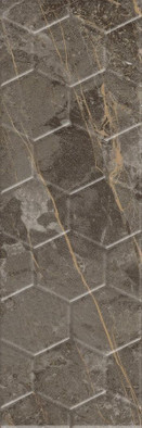 Настенная плитка Valente Sot Marron 20x60 Emtile глянцевая керамическая УТ-00009249