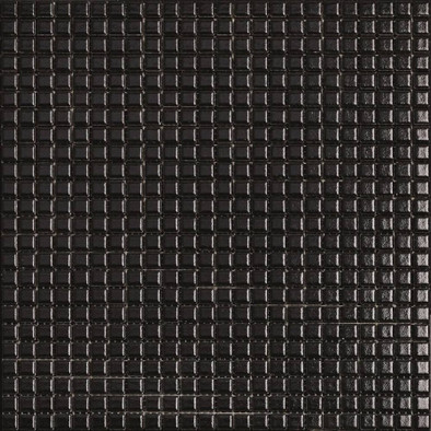 Мозаика Anthologhia Tulipano Nero керамика 30х30 см Appiani полуглянцевая чип 12х12 мм, черный MOS 4010